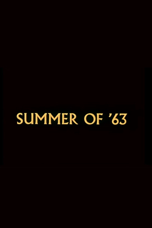 Summer of '63 (1972) poster