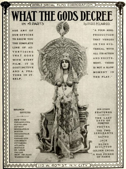 What the Gods Decree (1913) poster