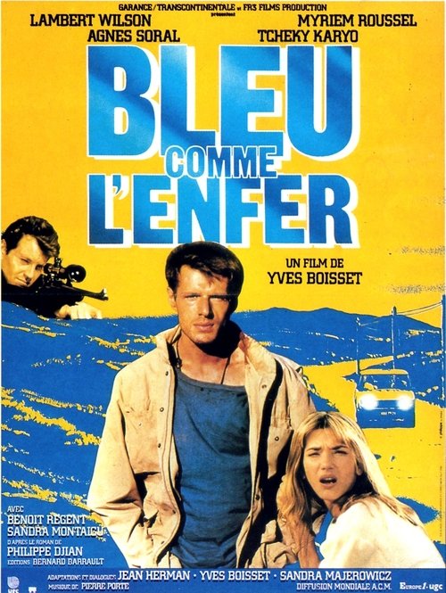 Bleu comme l'enfer (1986) poster