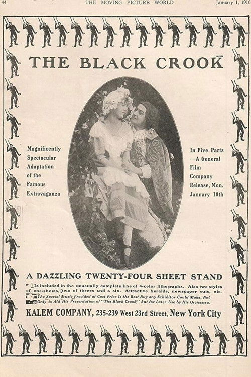 The Black Crook (1916) poster