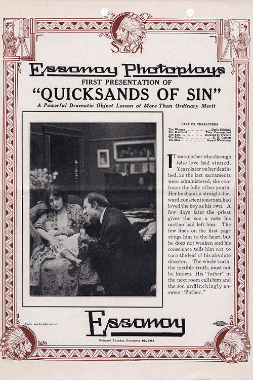 Quicksands of Sin (1913) poster