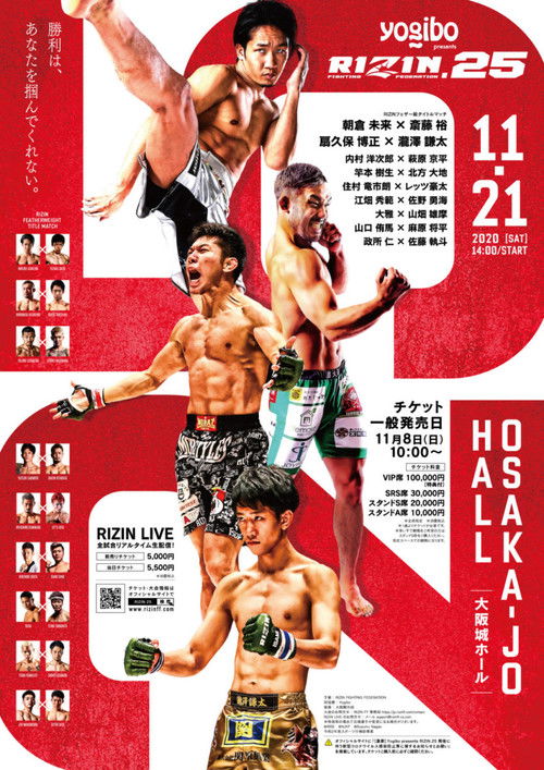 RIZIN 25 (2020) poster
