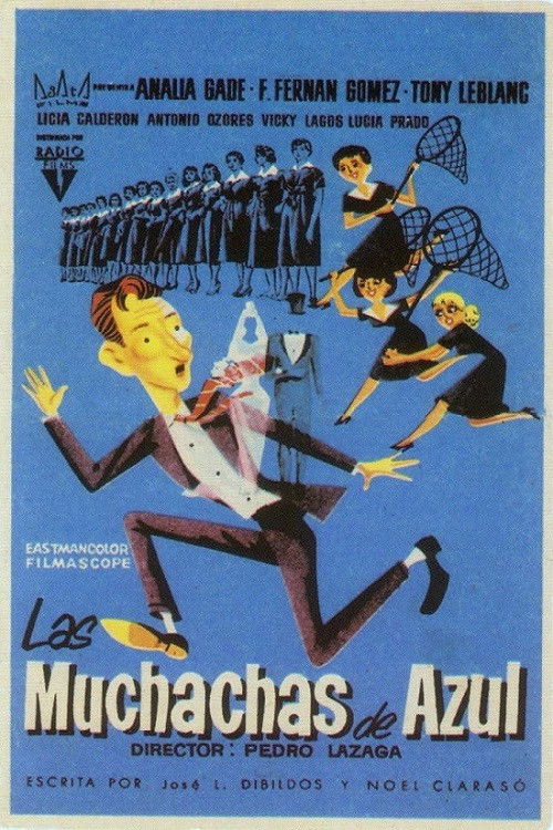Las muchachas de azul (1957) poster