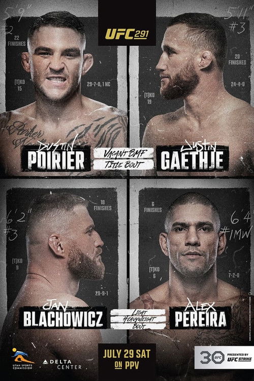 UFC 291 Countdown (2023) poster