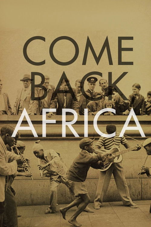 Come Back, Africa (1959) poster