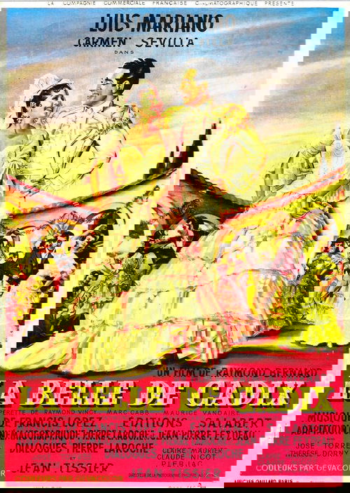 La belle de Cadix (1953) poster