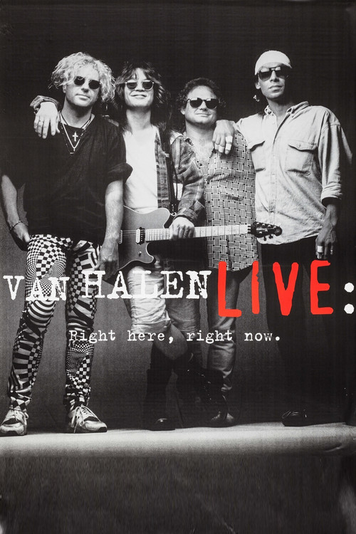 Van Halen - Live: Right Here, Right Now (1993) poster