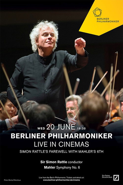 Simon Rattle’s farewell with Mahler’s Sixth (2018) poster