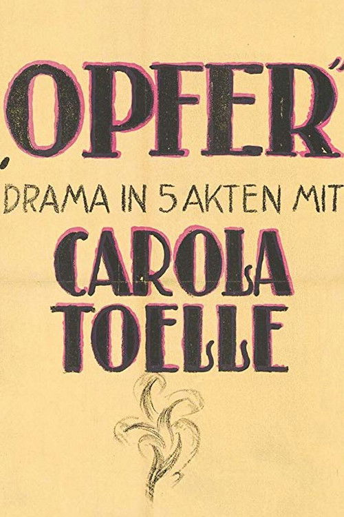 Opfer (1920) poster