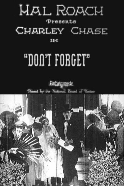 Don't Forget (1924) poster
