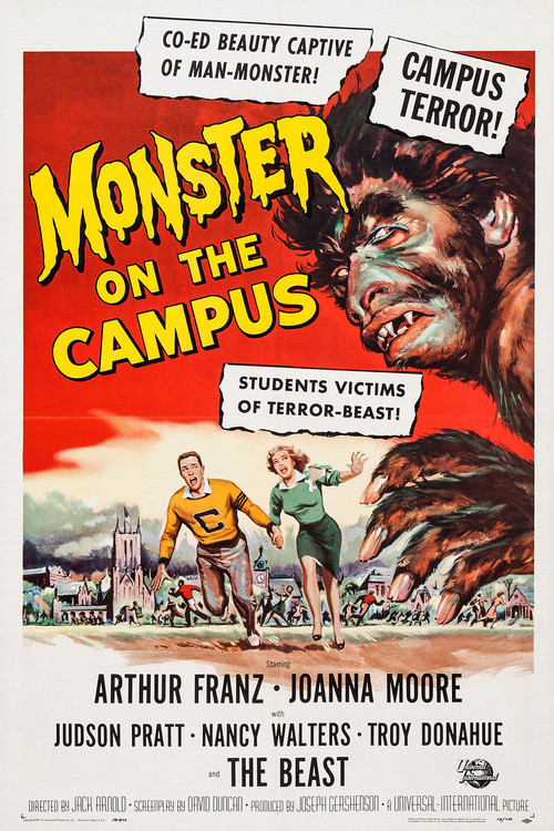 Monster on the Campus (1958) poster