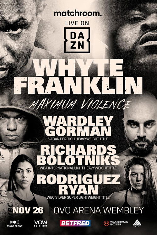 Dillian Whyte vs. Jermaine Franklin (2022) poster