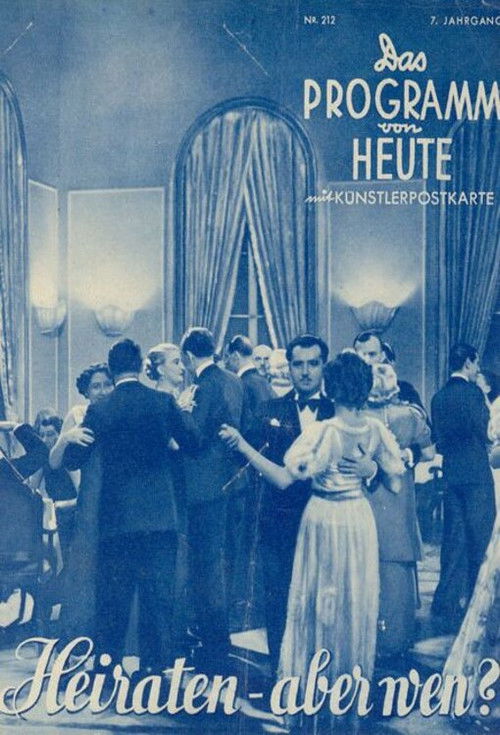 Heiraten - aber wen? (1938) poster