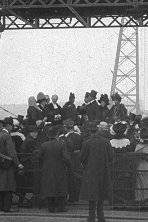 Opening of the Middlesbrough Transporter Bridge (1911) poster