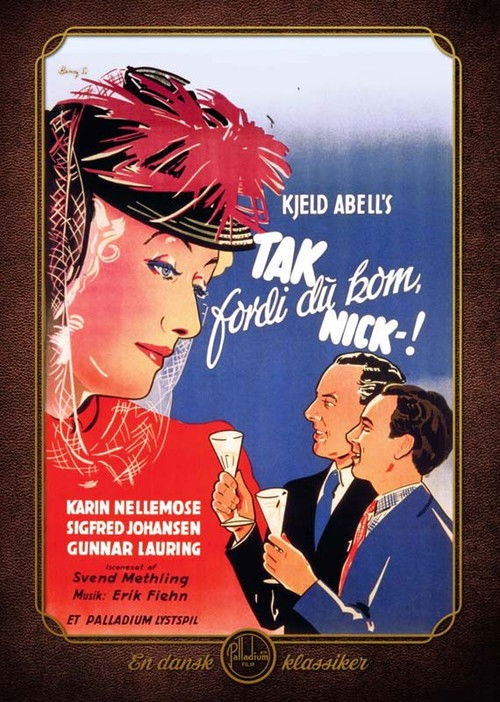 Tak fordi du kom, Nick (1941) poster