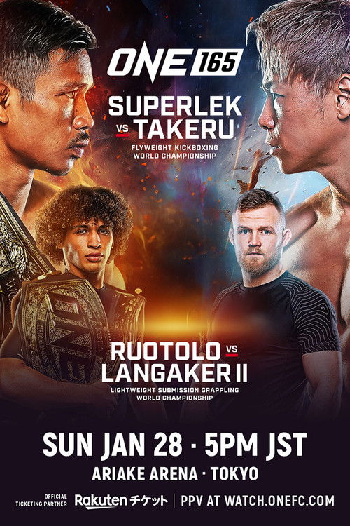 ONE 165: Superlek vs. Takeru (2024) poster
