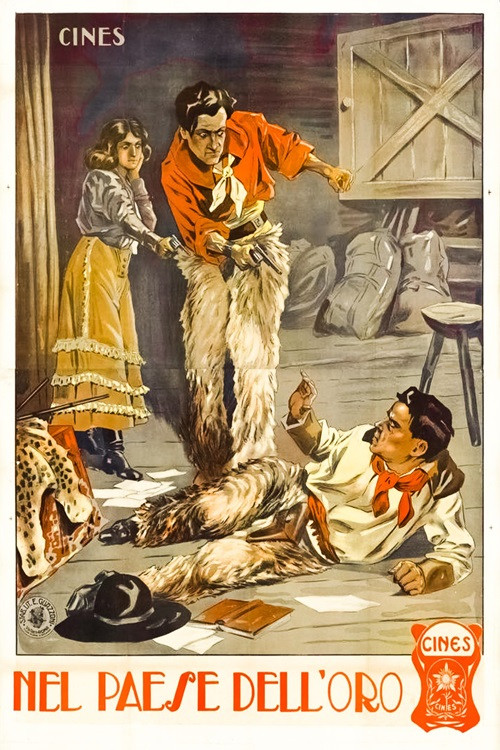 Nel paese dell'oro (1914) poster