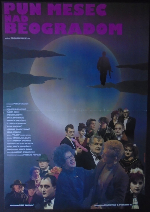 Pun mesec nad Beogradom (1993) poster