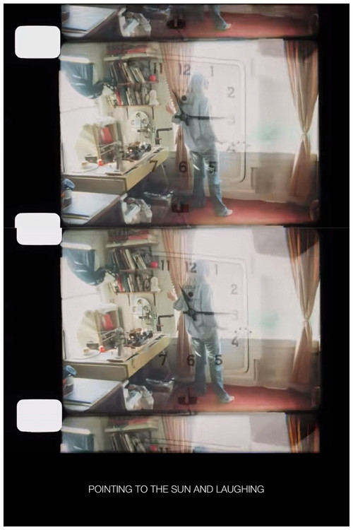 Pointing to the Sun and Laughing (On a Stack of Poems) (2025) poster