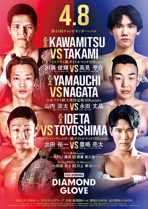 FUJI BOXING: Kawamitsu vs. Takami (2025) poster