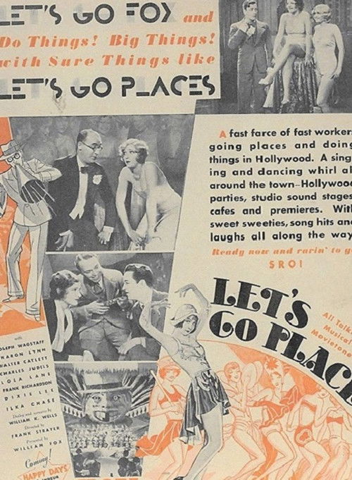 Let's Go Places (1930) poster