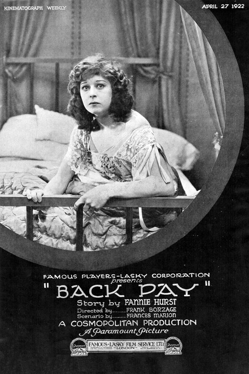 Back Pay (1922) poster