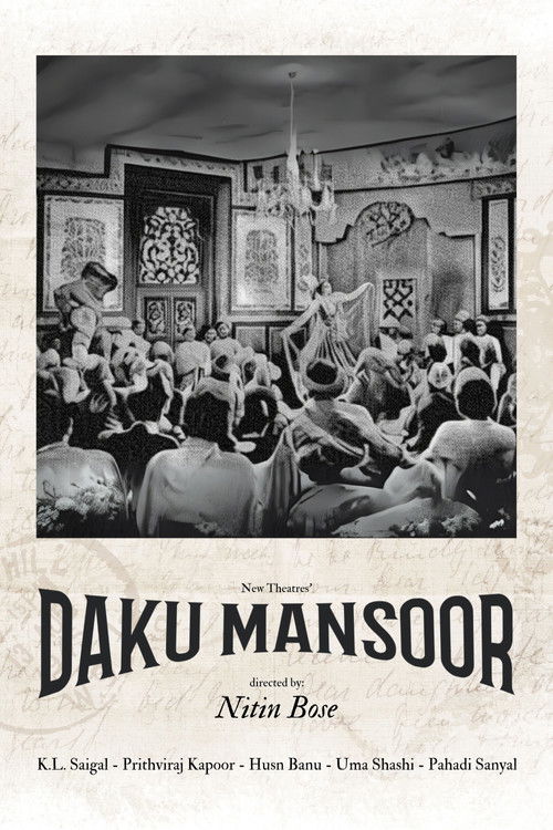 Daku Mansoor (1934) poster