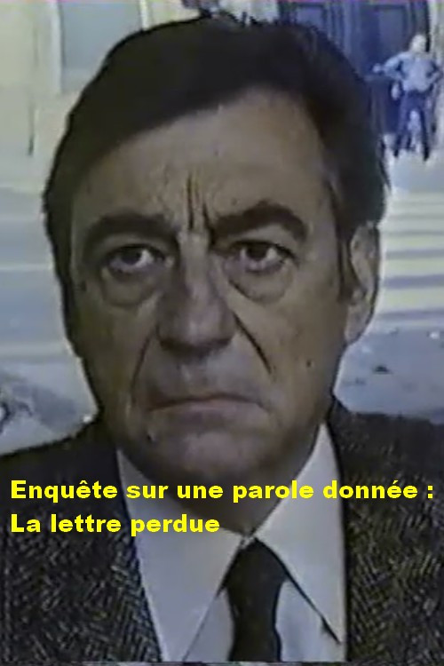 Enquête sur une parole donnée : La lettre perdue (1985) poster