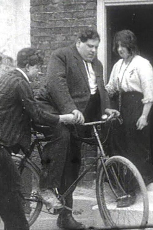 Fat Man on a Bicycle (1914) poster