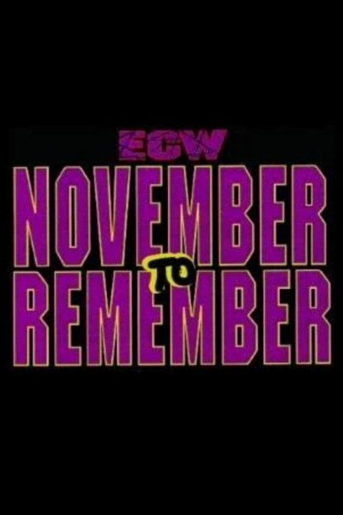 ECW November to Remember 1993 (1993) poster
