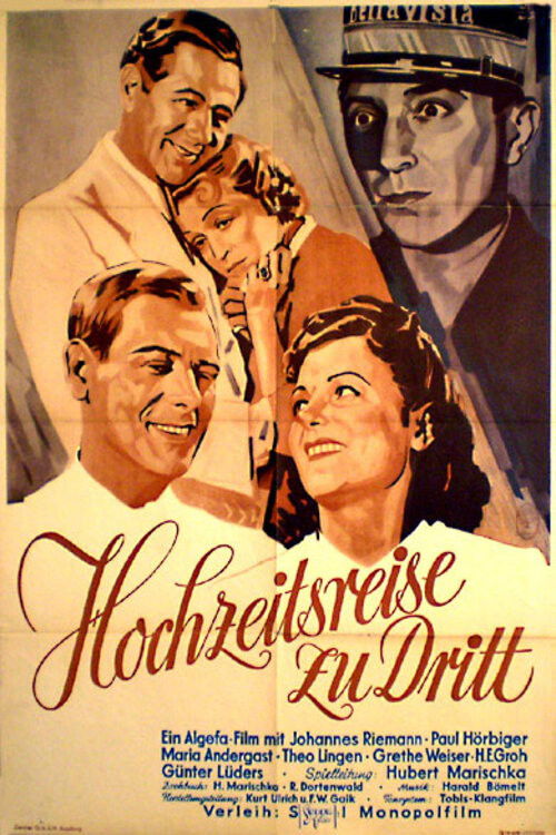 Hochzeitsreise zu dritt (1939) poster