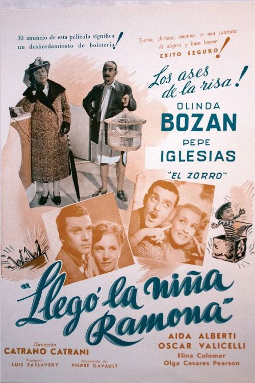 Llegó la niña Ramona (1945) poster