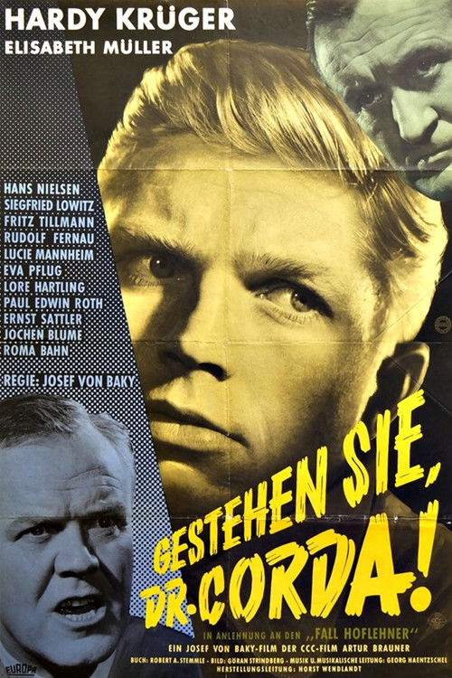 Confess, Dr. Corda (1958) poster