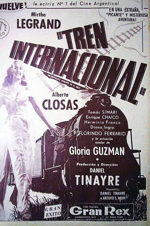 Tren internacional (1954) poster