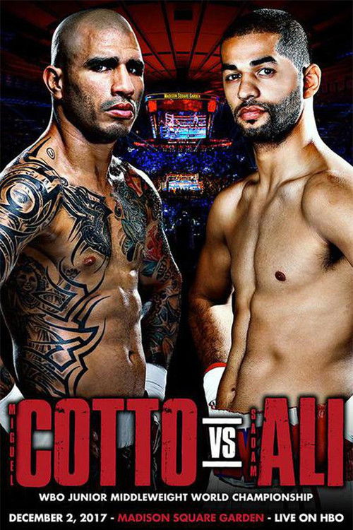 Miguel Cotto vs. Sadam Ali (2017) poster