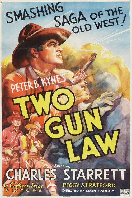 Two Gun Law (1937) poster