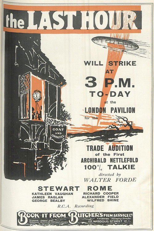 The Last Hour (1930) poster