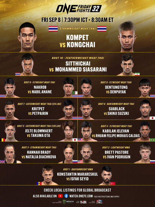 ONE Friday Fights 32: Kompetch vs. Kongchai (2023) poster