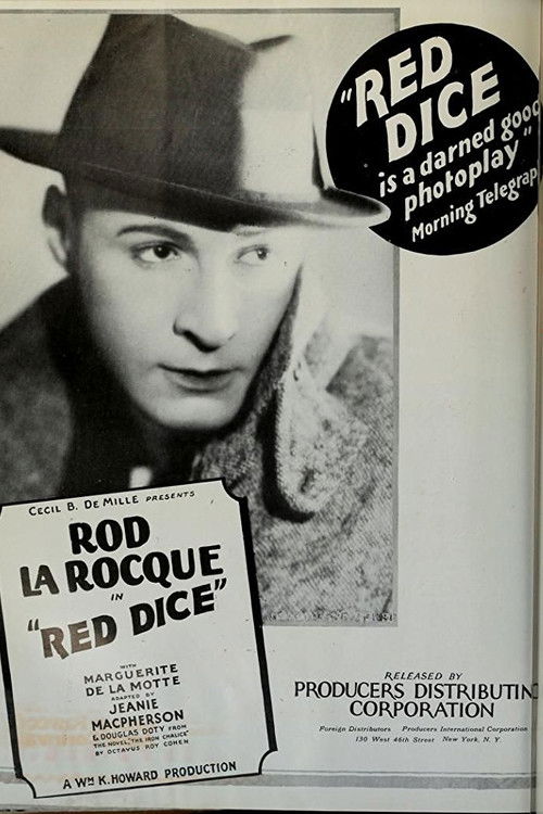 Red Dice (1926) poster