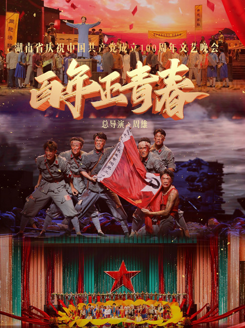 百年正青春--湖南省庆祝中国共产党成立100周年文艺晚会 (2021) poster
