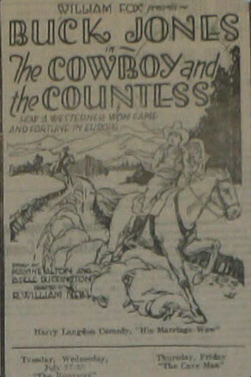The Cowboy and the Countess (1926) poster