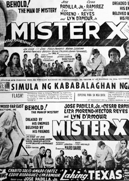 Mister X (1961) poster