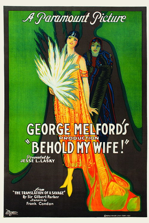 Behold My Wife (1920) poster