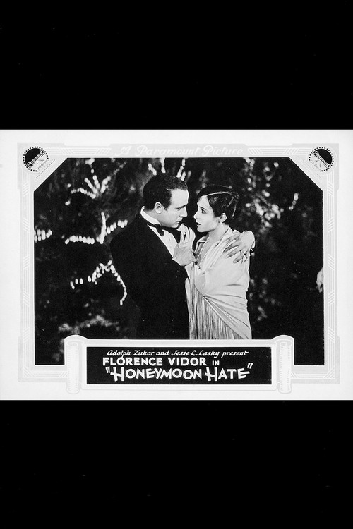 Honeymoon Hate (1927) poster