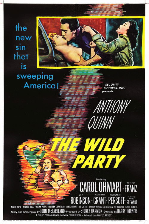 The Wild Party (1956) poster