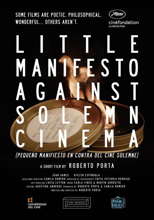 Little Manifesto Against Solemn Cinema (2017) poster