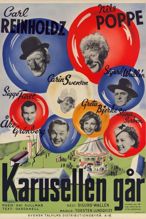 Karusellen går (1940) poster