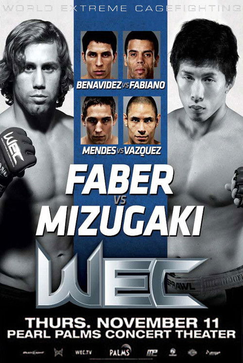 WEC 52: Faber vs. Mizugaki (2010) poster