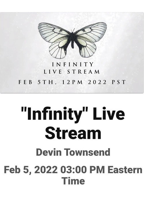 Devin Townsend - Infinity Livestream (2022) poster