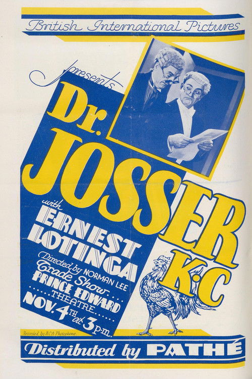 Dr. Josser K.C. (1931) poster
